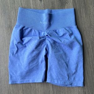 NVGTN periwinkle biker shorts